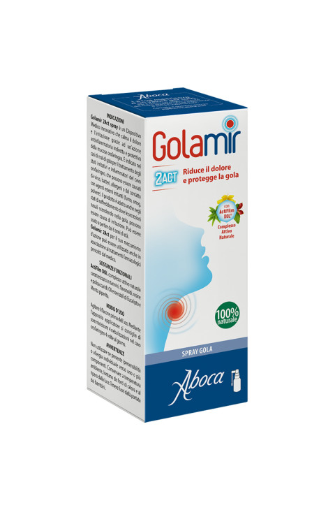 Golamir 2ACT - Spray Dolore e Irritazione della Mucosa Orofaringea, 30ml