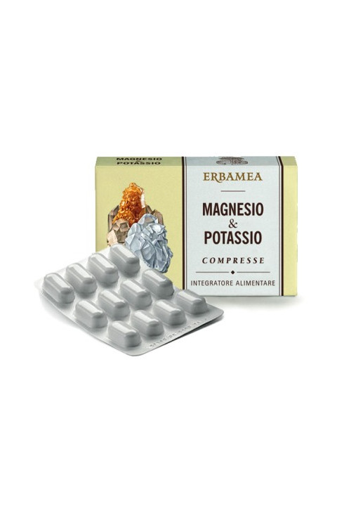 Magnesio e Potassio Integratore Alimentare, 24 Compresse