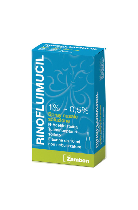 RinoFluimucil Spray Nasale 1%+0,5% N-Acetilcisteina Riniti 10 ml