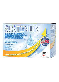 Sustenium Integratore Magnesio E Potassio Formula Fresh Gusto Arancia, 28Bustine
