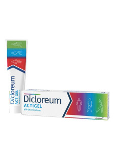 Dicloreum Actigel 1% Gel Diclofenac per Dolori Articolari e Muscolari, 100g