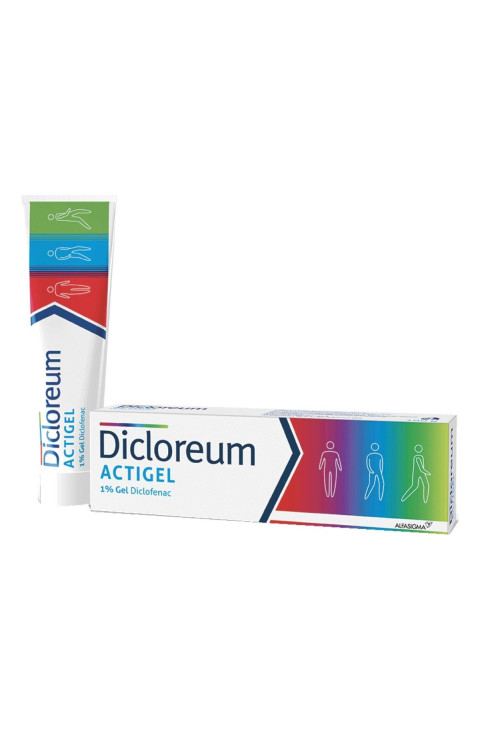 Dicloreum Actigel 1% Gel Diclofenac per Dolori Articolari e Muscolari, 100g