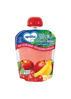 Danone Nutricia Soc.ben. Mellin Pouch Mela/fragola/banana 90 G
