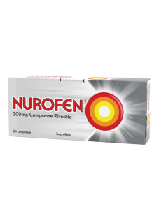 Nurofen 200mg Ibuprofene Febbre e Dolore, 24 Compresse