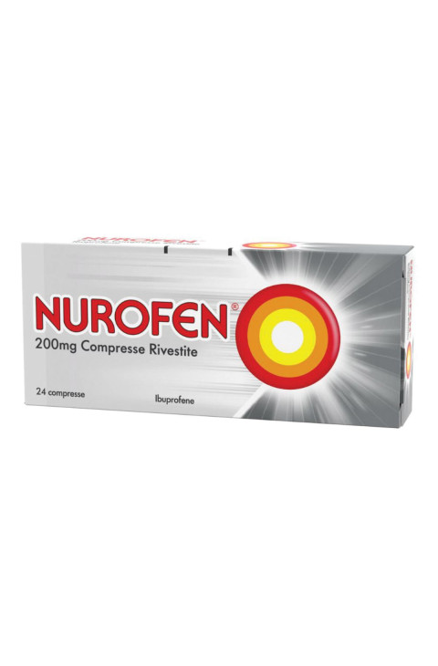 Nurofen 200mg Ibuprofene Febbre e Dolore, 24 Compresse