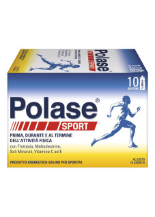 Polase Sport Integratore Sali Minerali Magnesio Potassio Vitamina E e C, 10 Bst