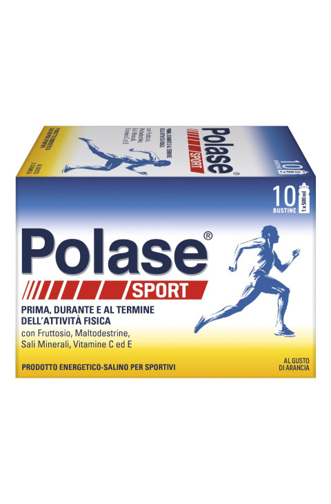 Polase Sport Integratore Sali Minerali Magnesio Potassio Vitamina E e C, 10 Bst