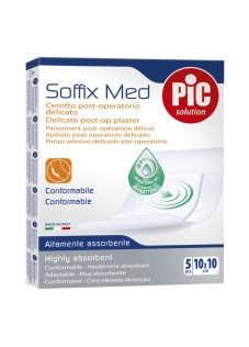 Pic Artsana Cerotto In Tessuto Non Tessuto Soffix Med 10x10 cm 5 Pezzi