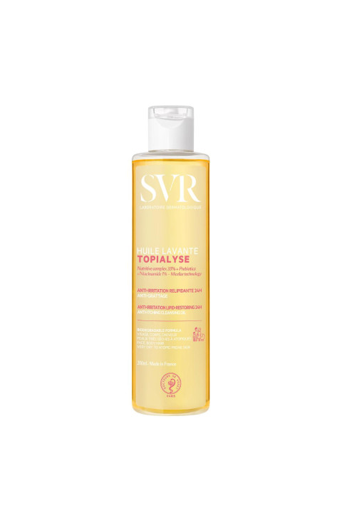 SVR Topialyse - Huile Lavante Detergente Relipidante Anti-Prurito 24H, 200ml SVR Topialyse - Huile Lavante Detergente Relipidante Anti-Prurito 24H, 200ml
