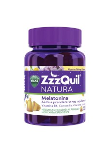 zzQuil Natura Integratore Melatonina per Dormire Mango e Banana, 30 Pastiglie