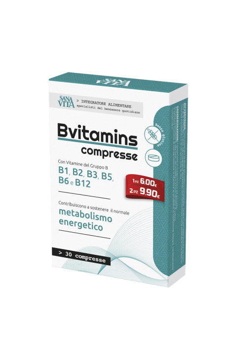 SANAVITA B-VITAMINS 30CPR