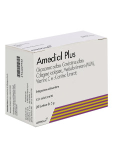 Amedial Plus Integratore Collagene Ossa e Cartilagini, 20 Bustine