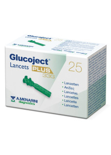 GLUCOJECT LANCETS PLUS G33 25P