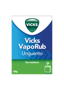 Vicks Vaporub Rimedio per Raffreddore Mal di Gola Tosse e Naso Chiuso, Vasetto da 100g