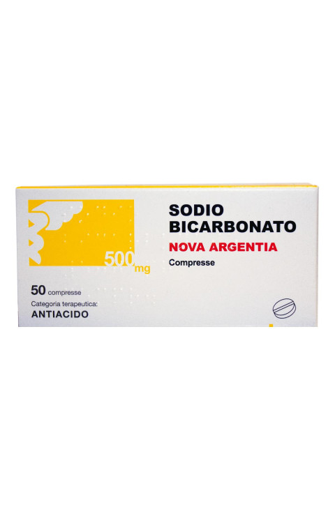 Sodio Bicarb Nova Argentia 500g Antiacido, 50 Compresse