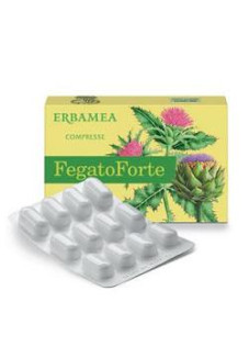 Erbamea Fegato Forte Integratore Alimentare Depurativo, 24 Compresse