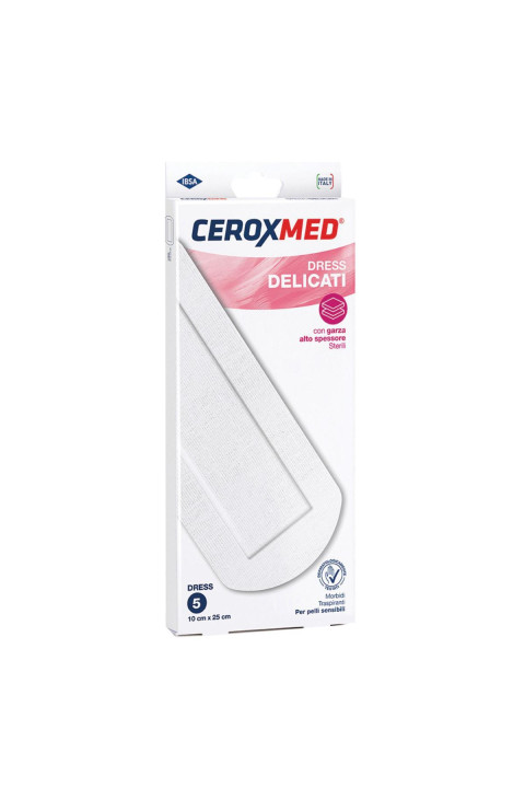 Ceroxmed Sensitive - Cerotto Sterile 10 x 25cm, 5 cerotti