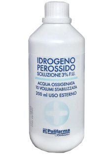 Perossido Idrogeno 3% Acqua Ossigenata 200 ml