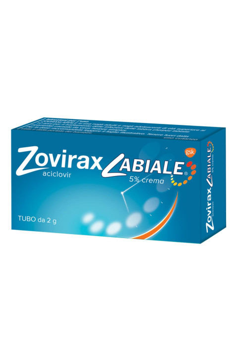 Zoviraxlabiale Infezione Virus Herpes Simplex Herpes Labiale Labbra Adulti e Adolescenti, 2g
