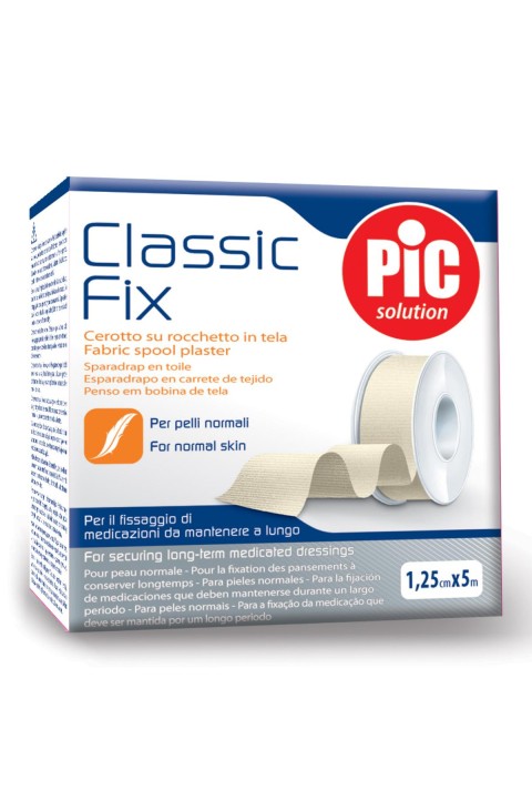 Pic Classic Fix - Cerotto su Rocchetto in tela 2,5cm x 5m, 1 Pezzo
Pic Classic Fix - Cerotto su Rocchetto in tela 2,5cm x 5m, 1 Pezzo