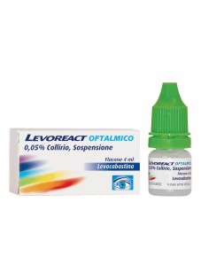 Levoreact Ofta*coll 4ml 0,5mg/