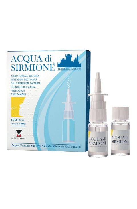 Terme di Sirmione Acqua Di Sirmione Spray Nasale, 6 Flaconcini Da 15ml