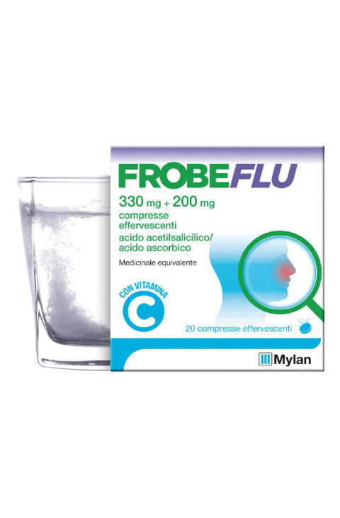 FROBEFLU 20CPR EFF 330MG+200MG