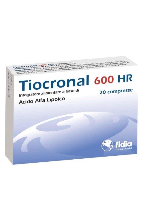 TIOCRONAL 600HR 20CPR TIOCRONAL 600HR 20CPR