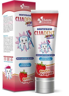 Cliadent - Junior Dentifricio 6-12 anni gusto Fragola, 75ml