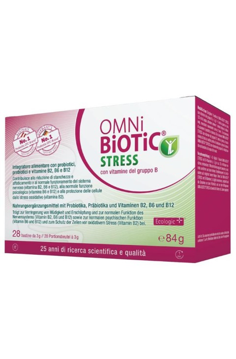 Omni Biotic Stress Vitamine Gruppo B 28 Bustine Da 3 G