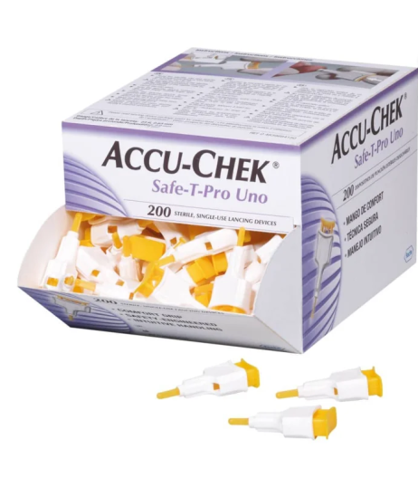 ACCU-CHEK SAFE T-PRO UNO 200PZ