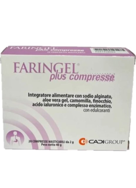 FARINGEL PLUS 20CPR MASTIC