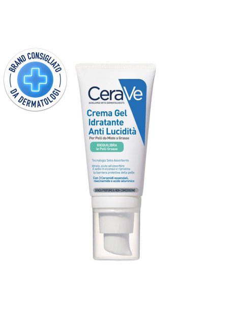 Cerave Crema Viso Idratante Anti-lucidità Pelle Grassa E Mista 50ml