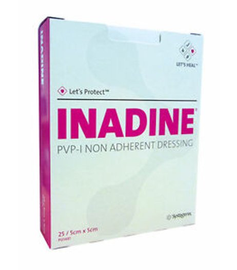 INADINE MEDIC 5X5CM 25PZ