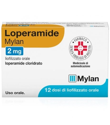 LOPERAMIDE 2mg 12 Cpr Oro EG