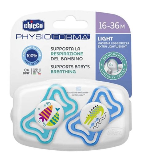 PhysioForma Light Azzurro 16-36M Chicco 2 Pezzi