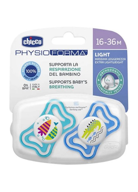 PhysioForma Light Azzurro 16-36M Chicco 2 Pezzi