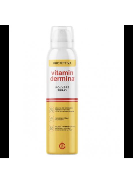 Vitamindermina Polvere Spray Assorbente Lenitiva Senza Talco 150 ml