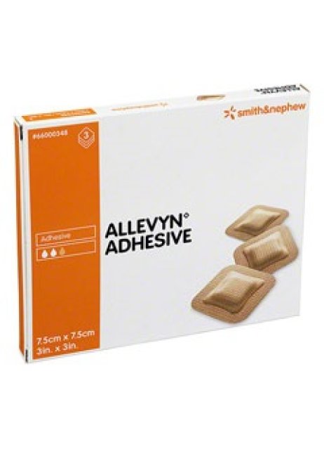 ALLEVYN ADHESIVE 7,5X7,5CM 3ME