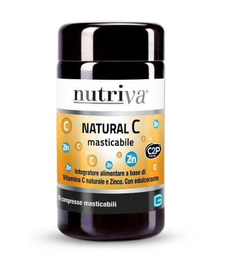 NUTRIVA NATURAL C MASTIC 60CPR