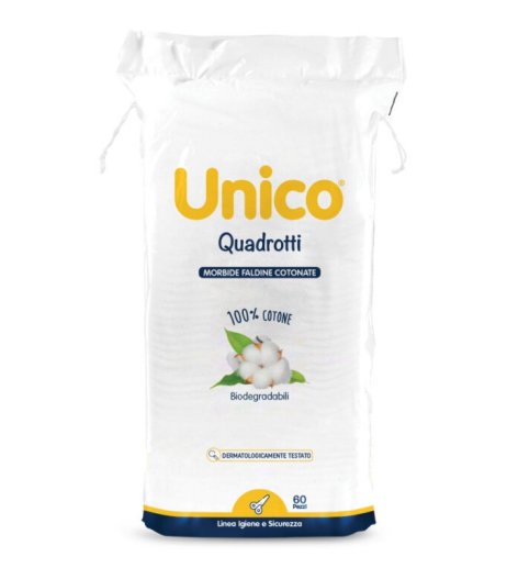 UNICO QUADROTTI 100% COT 60PZ