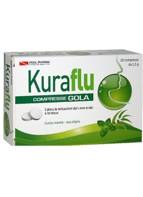 Kuraflu 20 compresse - Compresse contro Mal di Gola e Tosse