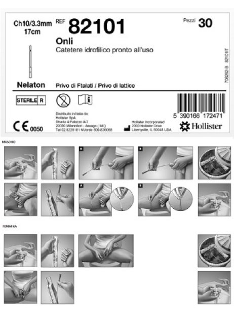 ONLI CATET IDROF 17CM CH10 30P