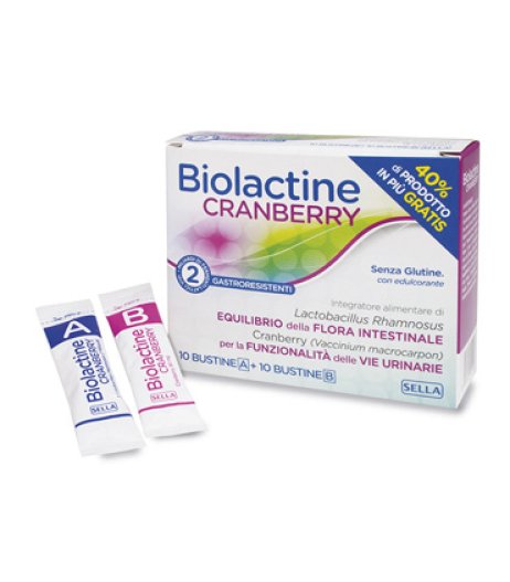 Biolactine Cranberry 10+10bust