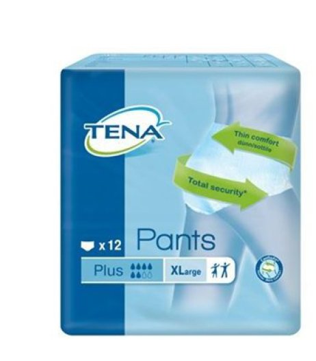 TENA PANTS PLUS XL NEW 12PZ 2734