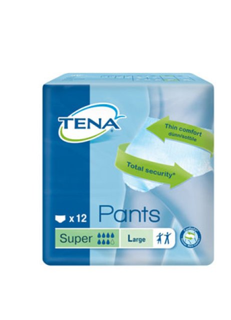 TENA PANTS SUPER L NEW 12PZ