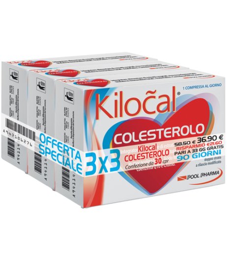 KILOCAL COLESTEROLO 3X30CPR