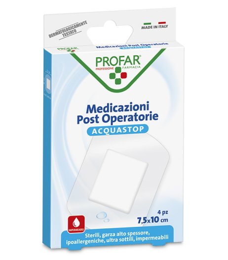 PROFAR MED ACQUASTOP 7,5X10 4P