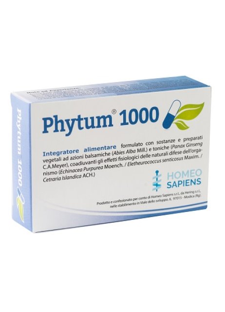 PHYTUM 1000 30CPS 500MG