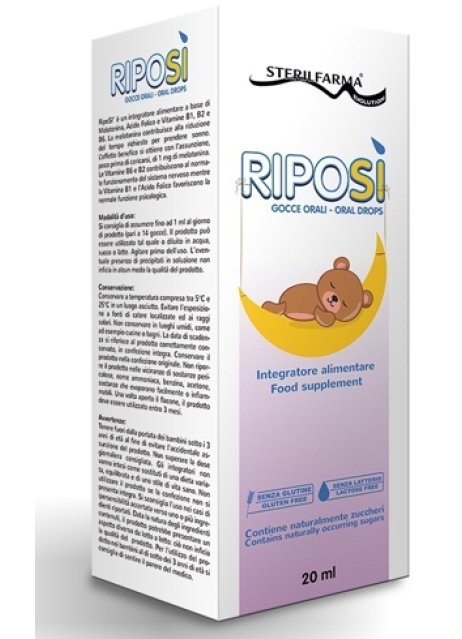 RIPOSI' NOTTE GOCCE ORALI 20ML